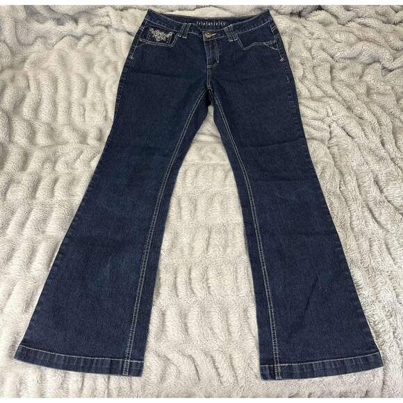 Relativity Denim - Relativity Jeans Women 10 Bootcut Dark Wash Denim Embroidered Rodeo Western Boho